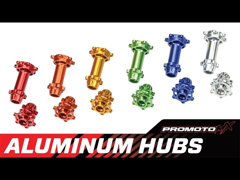 Aluminum Hub Set, Machined, Blue: PM-MX/SM