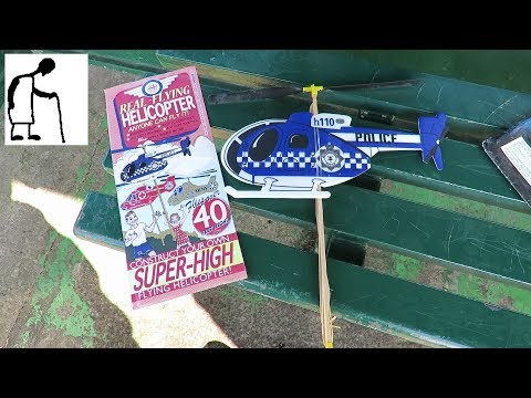 Elastik drevet Helikopter