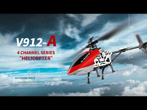 4-kanalers super stabil Flying Invaders helikopter
