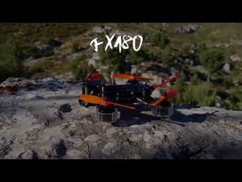 DISC.. FX180 FPV carbon frame kit 180mm with Leds & power hub