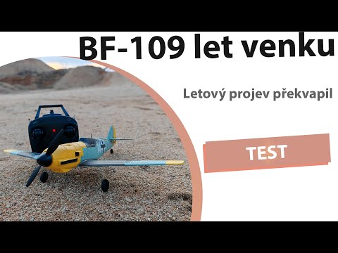 Messerschmitt Bf 109 - fjernstyret Warbird 4 kanaler RTF