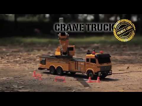 DEMO - Kæmpe stor fjernstyret kranbil - Crane Truck Hobby Premium
