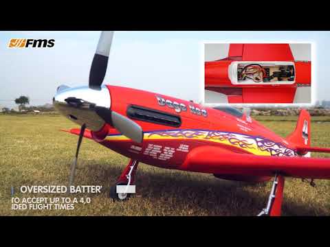 1/10 Plane 1100mm P51D Blue Thunder II PNP kit w/ reflex