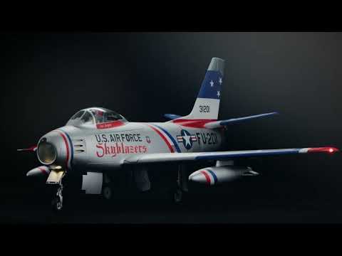 1/10 Jet 80mm EDF F-86 "The Hulff" PNP kit
