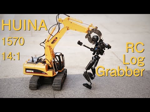 Log Grabber Truck - fjernstyret træ løfter med hele 15 funktioner!