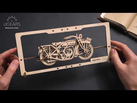 Ugears Indie Moto 2.5D Puzzle