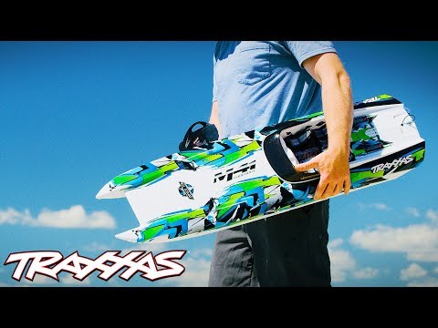 Traxxas DCB M41 Catamaran - båd med fuld fart - 80 km/t!