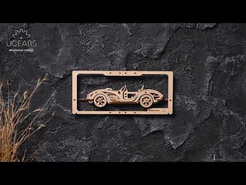 Ugears Roadster MK3 2.5D Puzzle