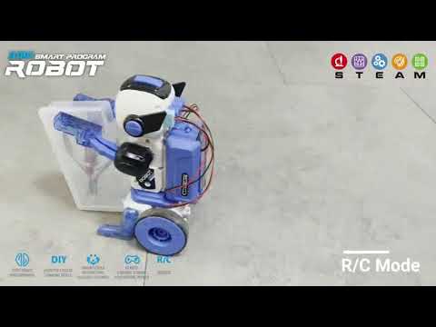 Byg din egen 3in1 Hydraulisk saml-selv robot - skyder, griber eller spiller - 220 dele! STEM