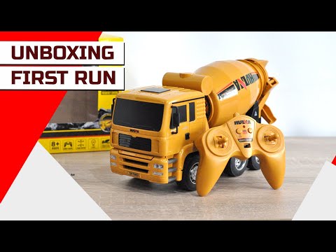 Fjernstyret betonmixer med lyd og lys. CY1333