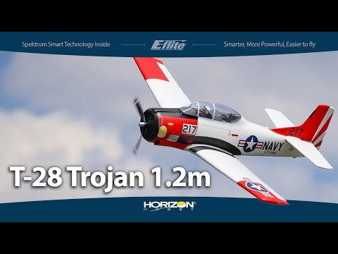 T-28 Trojan 1.2m with Smart BNF Basic-