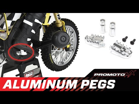 Aluminum Foot Pegs, Silver: PM-MX/SM