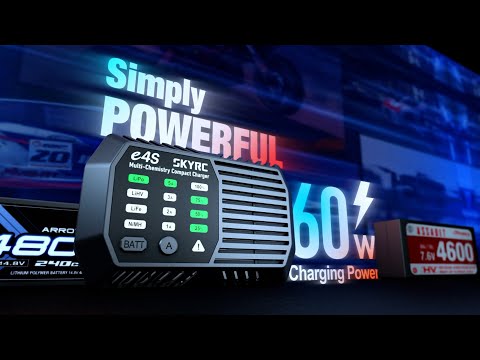 e4S Multi-Chemistry Compact AC Charger (60W)