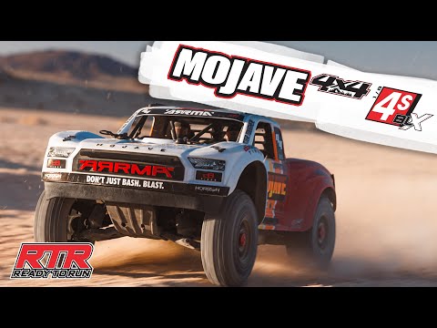 MOJAVE 4X4 4S BLX 1/8th Scale Desert Truck Blu/Red
