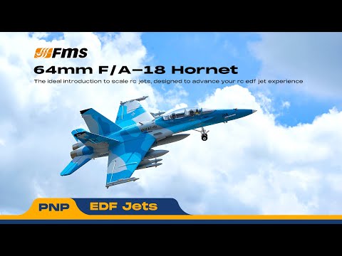 1/20 jet 64mm EDF F-18 (SIM) Hornet PNP kit