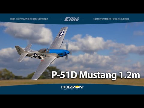 P-51D Mustang 1.2m with Smart PNP-