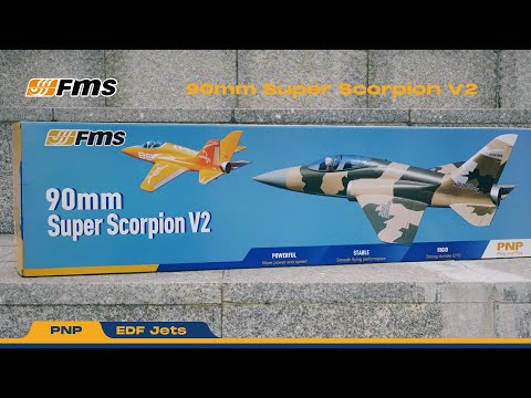 1/12 jet 90mm EDF 8S Super Scorpion V2 PNP kit - Orange