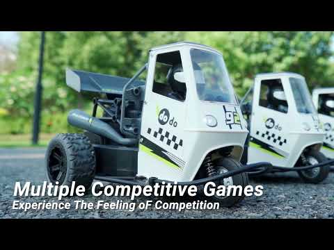 SUPER FED og SJOV TRI-motorcykel med vand-røg, motorlyde og fuld styring