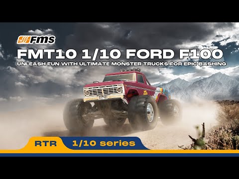 Fjernstyret Ford F100 Monster truck RTR kit - Dentside