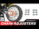 Aluminum Chain Tension Adjuster Set: PM-MX/SM