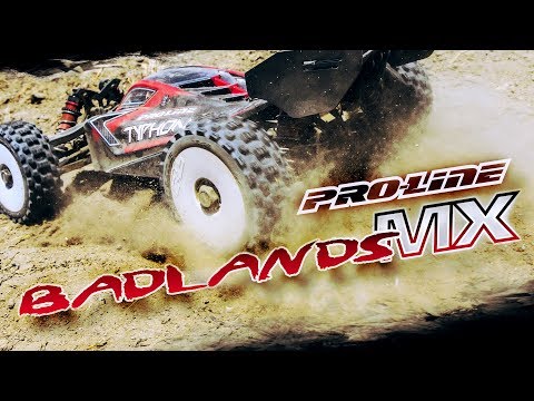 Badlands MX M2 1/8 MTD Mach 10 Black Wheels F/R