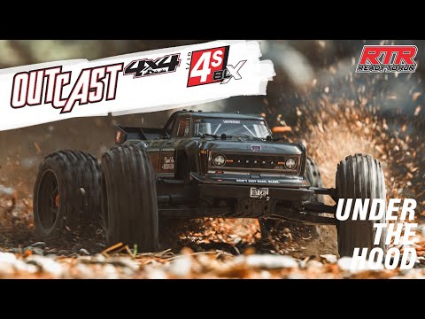 OUTCAST 4X4 4S BL 1/10TH 4WD STUNT TRK (RED)