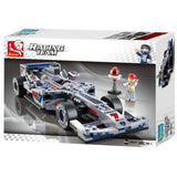 Racing Team Race Car Silver