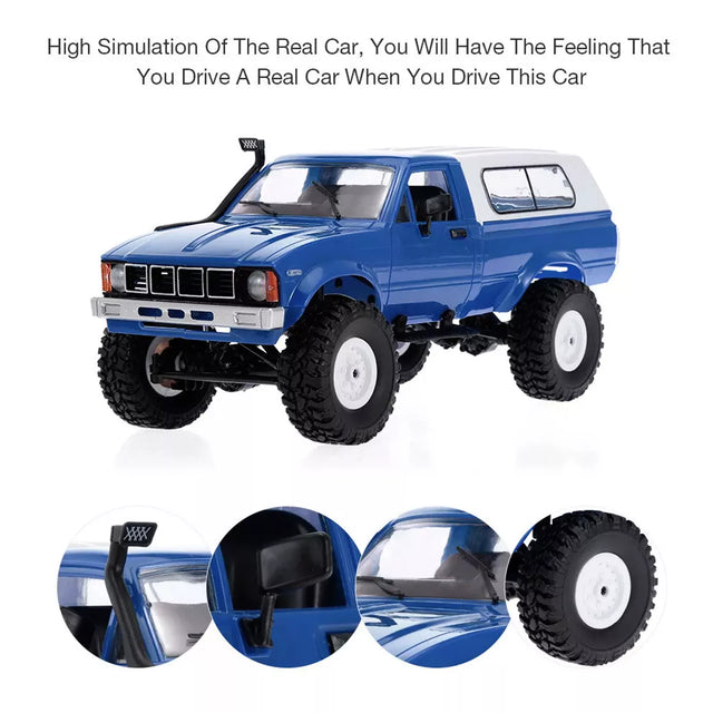 Fjernstyret racing Truck C24 1:16 – 4x4 Off-Road Crawler Pickup