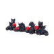 Midnight Treasures Mini Dragon Figurine Set of 4