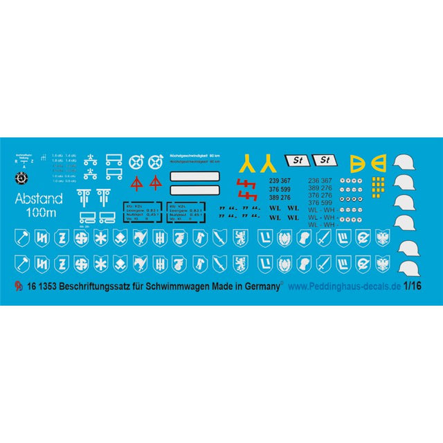 Schwimmwagen markierungen