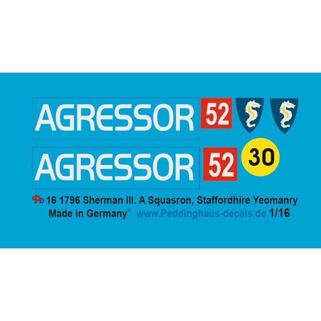 Sherman III.A Squadron,Staffordhire Yeomanry