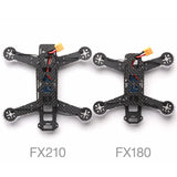 DISC.. FX180 FPV carbon frame kit 180mm with Leds & power hub