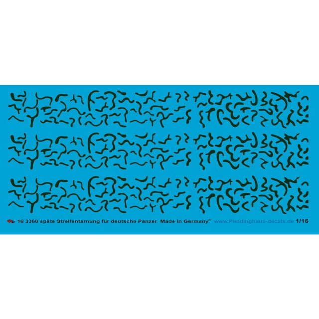 Späte Streifentarnung für deutsche Panzer