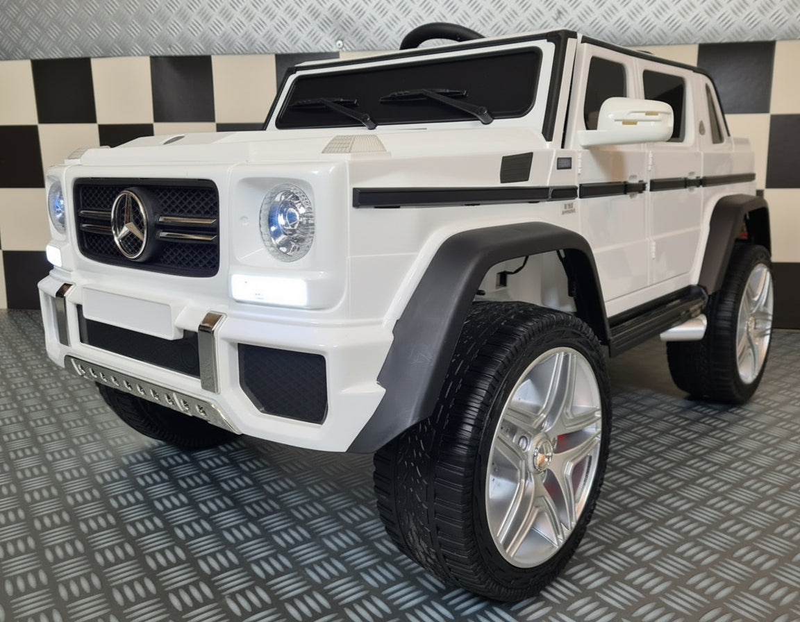Electric children's car Mercedes Maybach G650 white