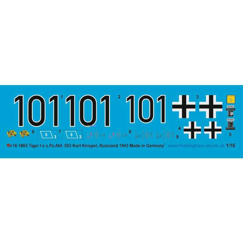 Tiger I e frühe Ausf. schw Pz Abt 503 Kurt Knispel