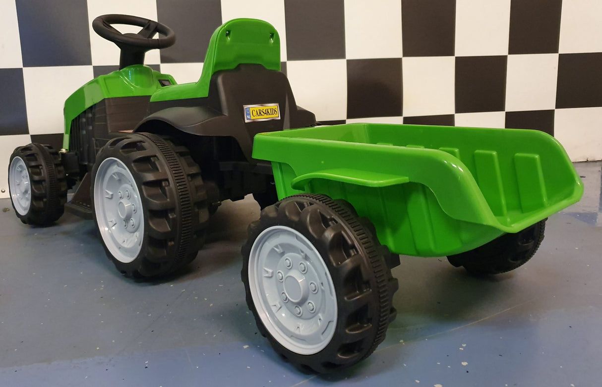 Elektrisk børnetraktor 6 volt grøn