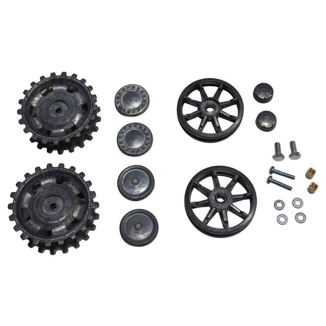 Set drive and idler wheels metal die-cast for Panzer III. or StuG III.