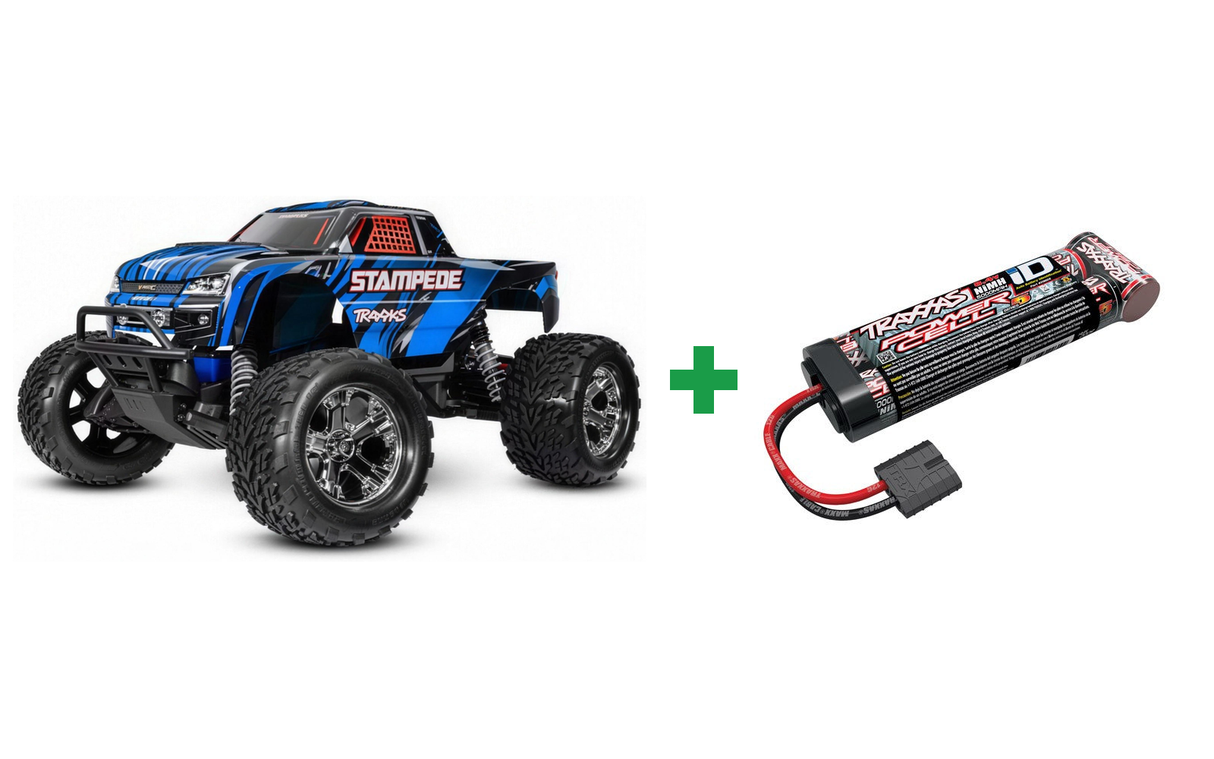 Traxxas 36254-8 Stampede 2WD 1/10 RTR TQ EHD USB-C - With Battery/Charger