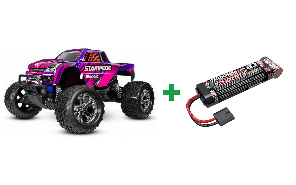 Traxxas 36254-8 Stampede 2WD 1/10 RTR TQ EHD USB-C - With Battery/Charger