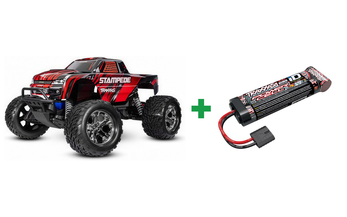 Traxxas 36254-8 Stampede 2WD 1/10 RTR TQ EHD USB-C - With Battery/Charger