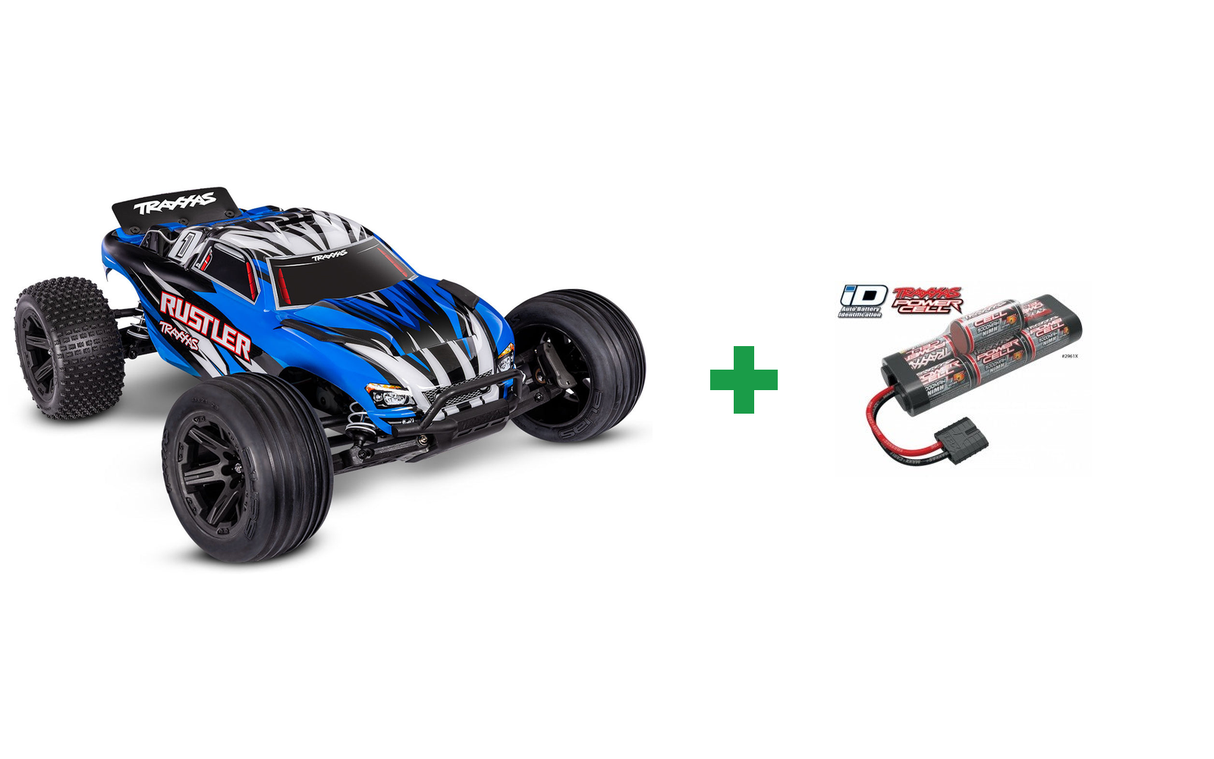 Rustler 2WD 1/10 RTR TQ EHD Blue-X USB-C - With Battery/Charger