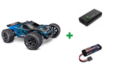 Kombopakke: Rustler 4x4 1/10 HD VX3 BL 3S RTR + USB-C lader og 2S batteri