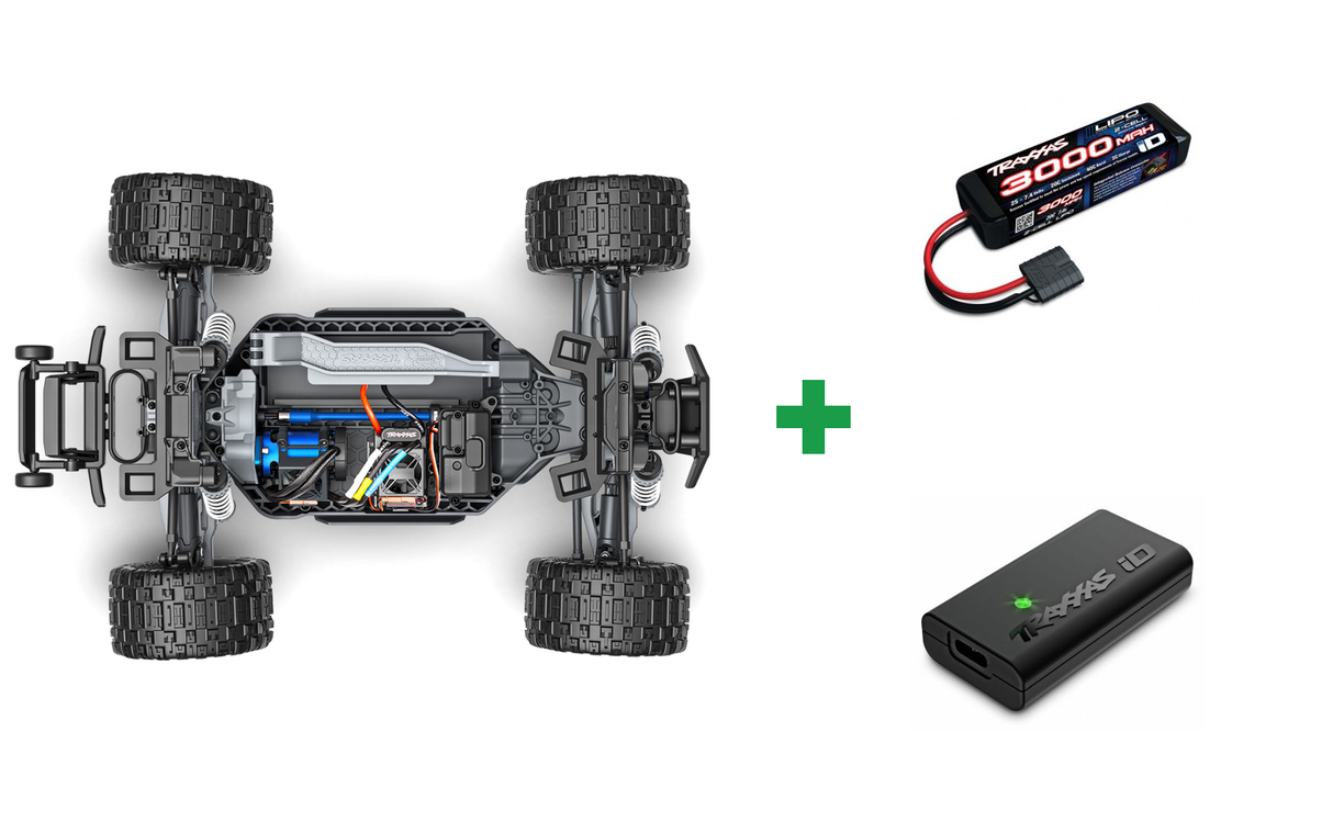 Rustler 4x4 1/10 HD VX3 BL 3S RTR