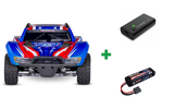 Kombopakke: Slash 4x4 1/10 HD VX3 BL 3S RTR 40th Edition + USB-C lader og 2S batteri