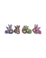 Tyrian Metallic Dragon Figurine 13cm