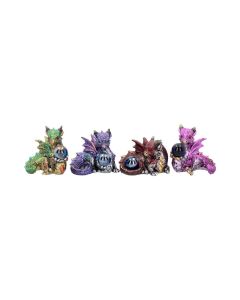 Orb Hoard Dragon Figurine (Blue)