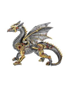 Dracus Machina Steampunk Dragon Bookends 27cm