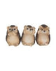 Three Wise Coffee Cups Figurines by Nemesis Now