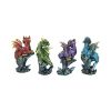 Dragonling Brood Set of 4 Dragon Figurines