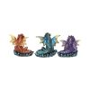 Three Wise Dragon Figurines